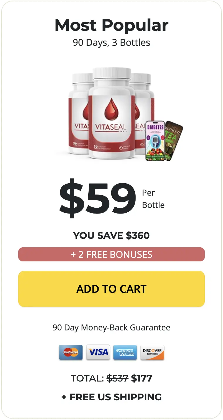 vitaseal three bottles order